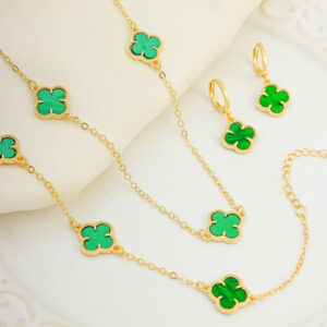Colar trevo verde
