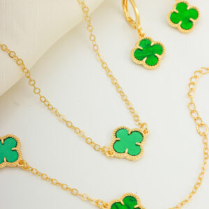 Pulseira trevo verde