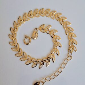 Pulseira folha vasada